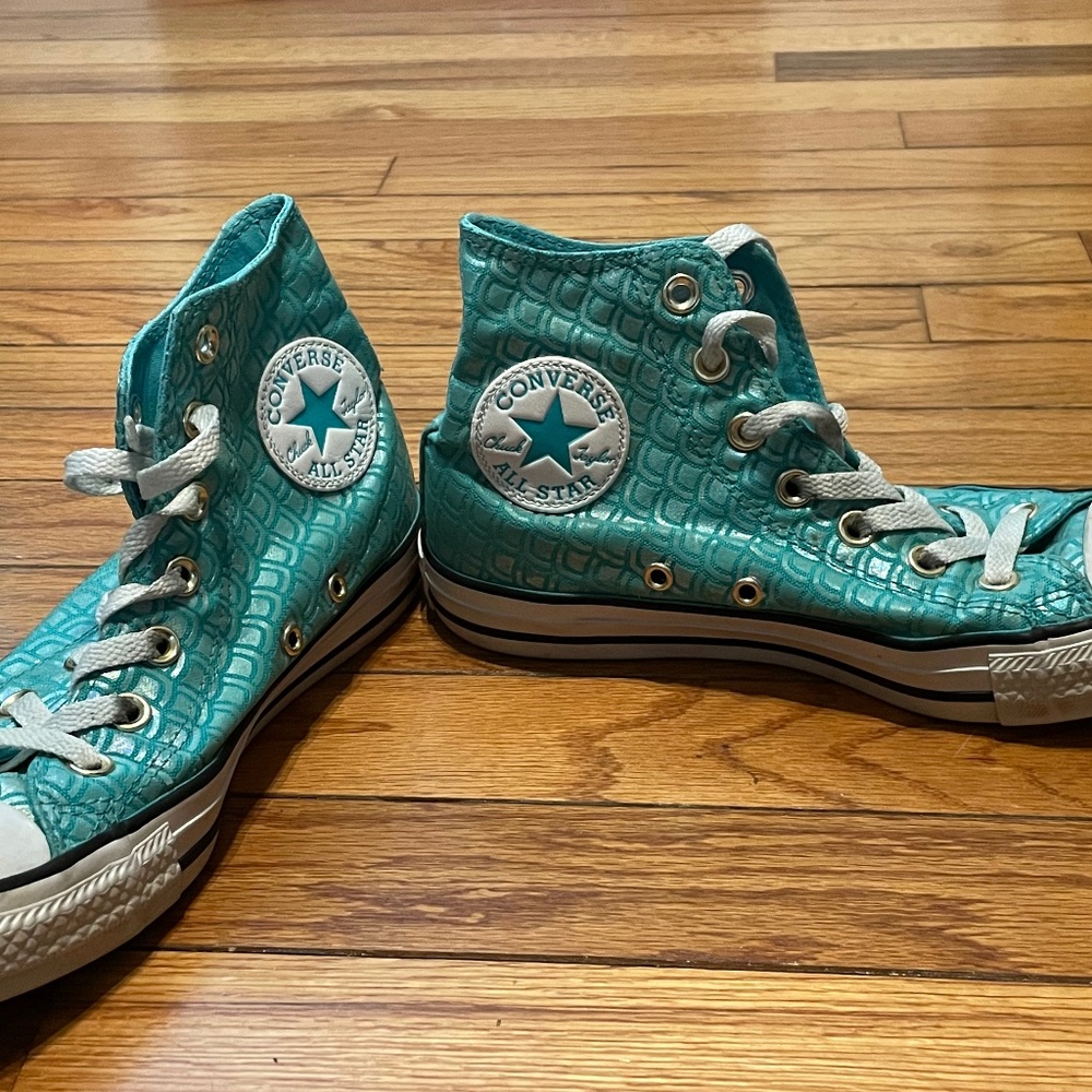 Mermaid converse shoes